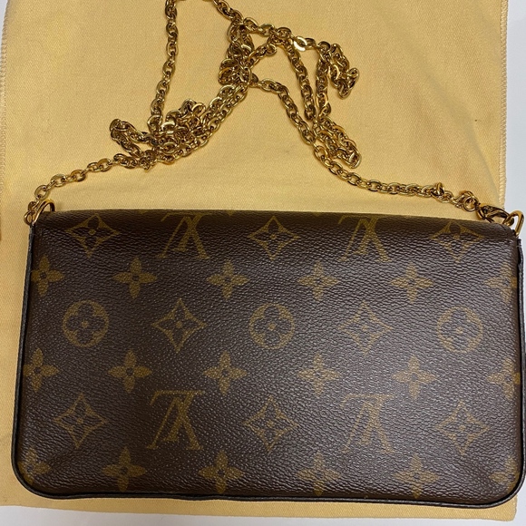 SOLD** Louis Vuitton Felicie Pochette Fuschia - Picture 2 of 8